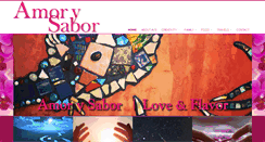 Desktop Screenshot of amorysabor.com